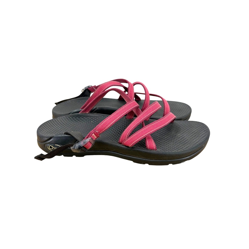 Chaco Z/Cloud X2 Sandals Womens 9 Berry Burgundy Double Strap Vibram Hiking